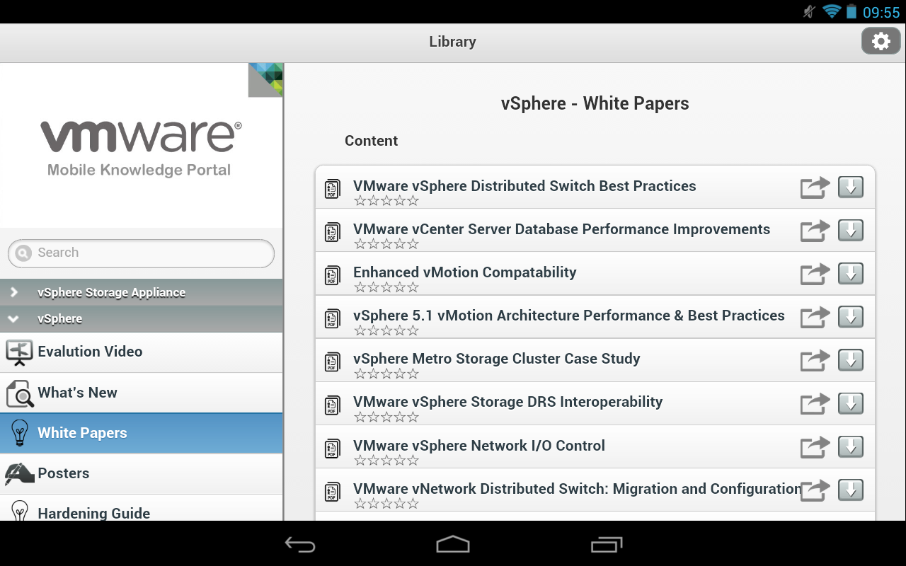 Nexus 7 - VMware Mobile Knowledge Portal